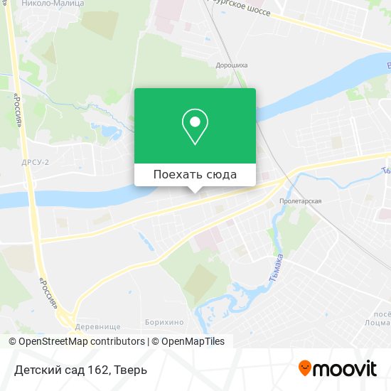 Карта Детский сад 162