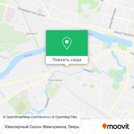 Карта Ювелирный Салон Жемчужина