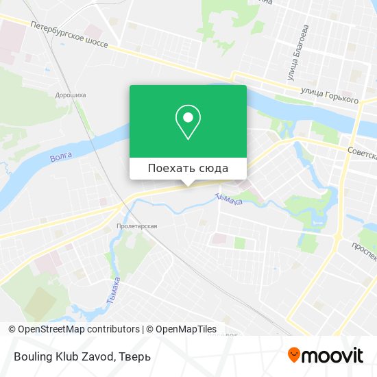 Карта Bouling Klub Zavod