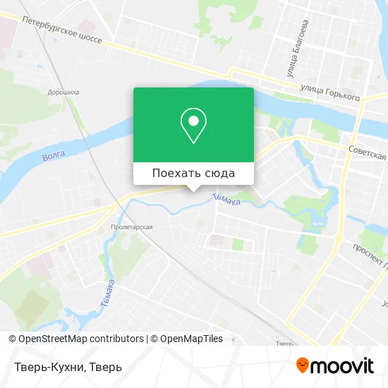 Карта Тверь-Кухни
