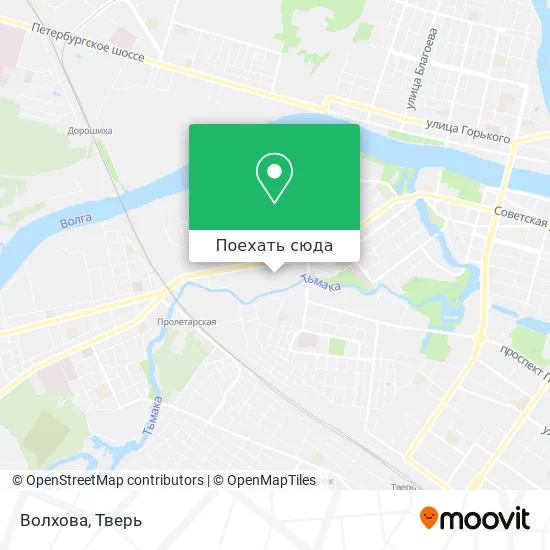 Карта Волхова