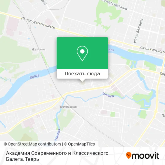 Карта Академия Современного и Классического Балета