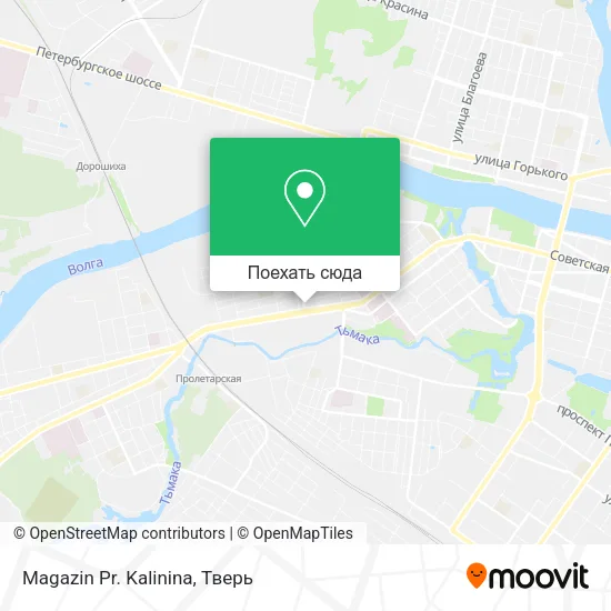 Карта Magazin Pr. Kalinina