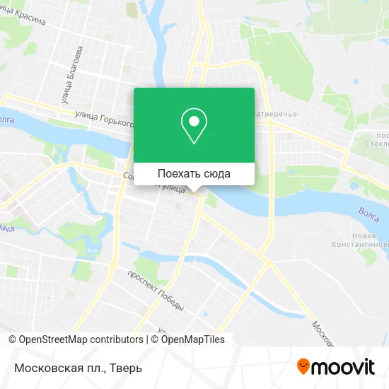 Карта Московская пл.