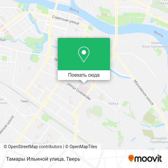 Карта Тамары Ильиной улица