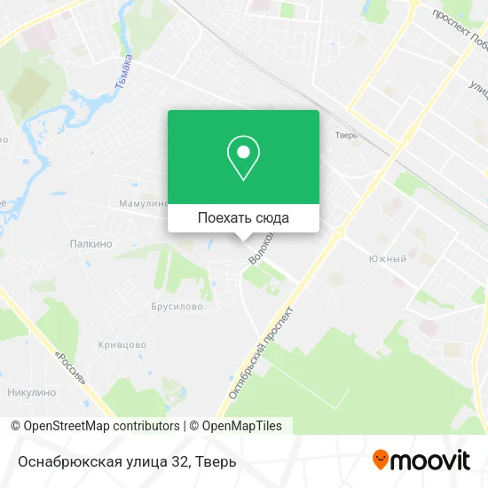 Карта Оснабрюкская улица 32