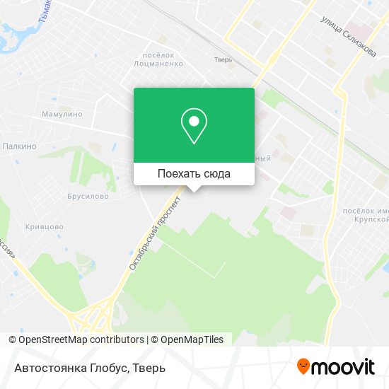 Карта Автостоянка Глобус