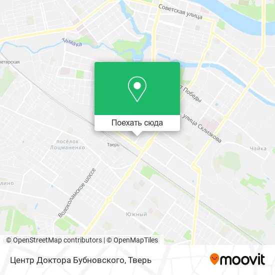Карта Центр Доктора Бубновского