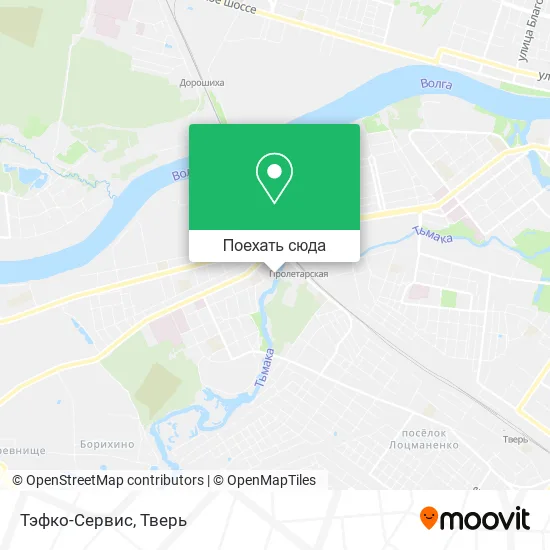 Карта Тэфко-Сервис