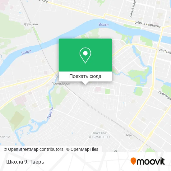 Карта Школа 9