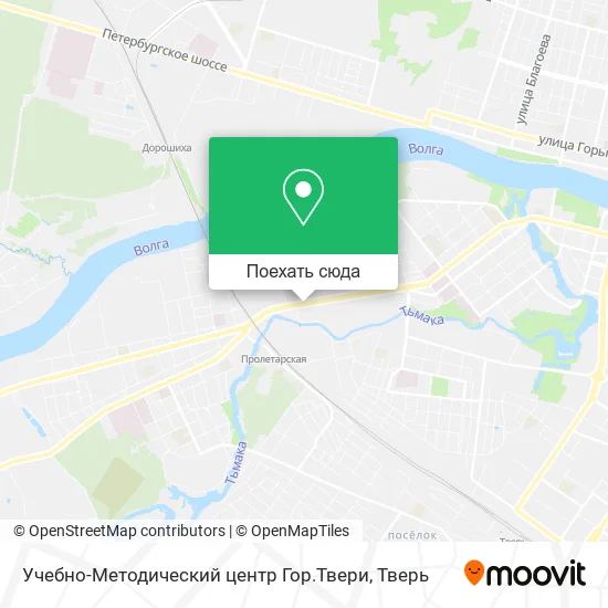 Карта Учебно-Методический центр Гор.Твери