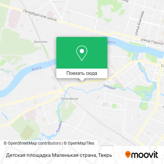 Карта Детская площадка Маленькая страна
