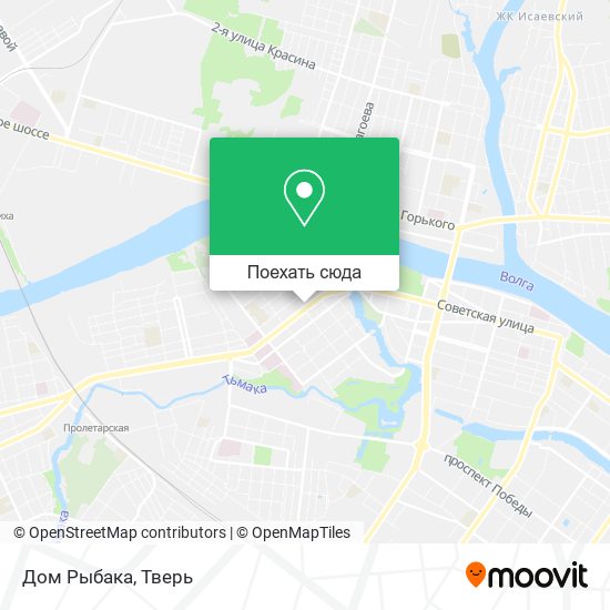 Карта Дом Рыбака
