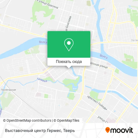 Карта Выставочный центр Гермес