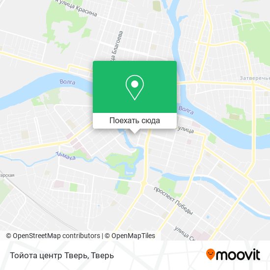 Карта Тойота центр Тверь