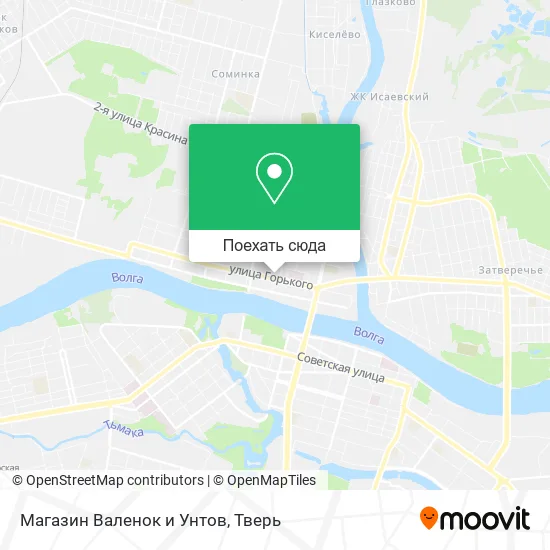 Карта Магазин Валенок и Унтов