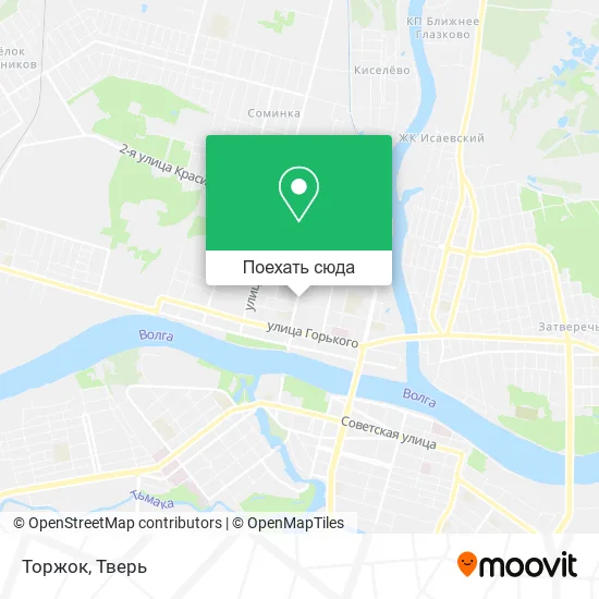 Карта Торжок