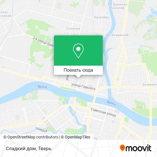 Карта Сладкий дом