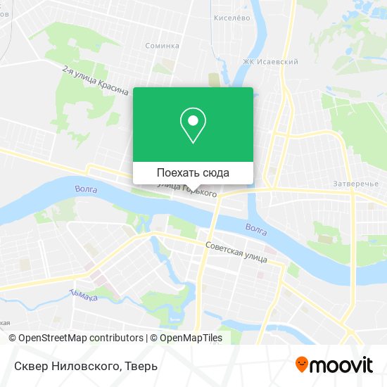Карта Сквер Ниловского