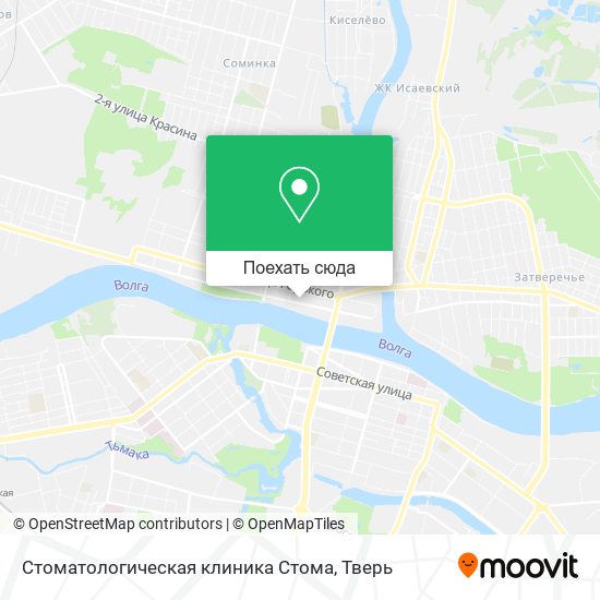 Карта Стоматологическая клиника Стома