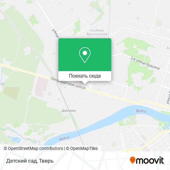 Карта Детский сад