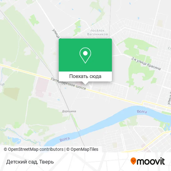 Карта Детский сад