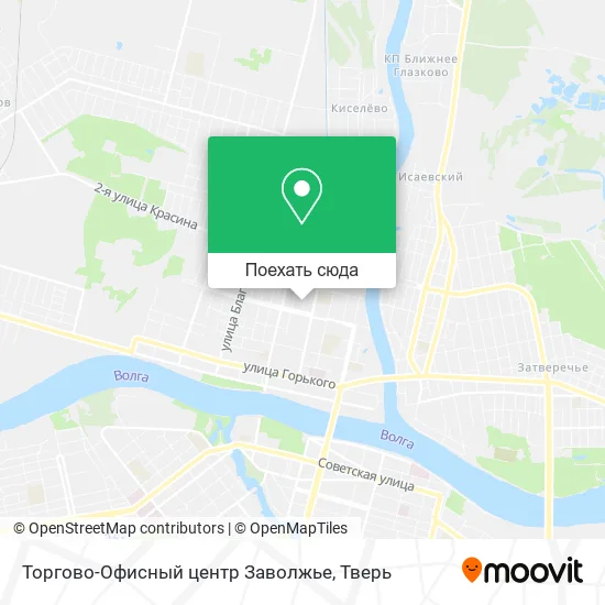 Карта Торгово-Офисный центр Заволжье