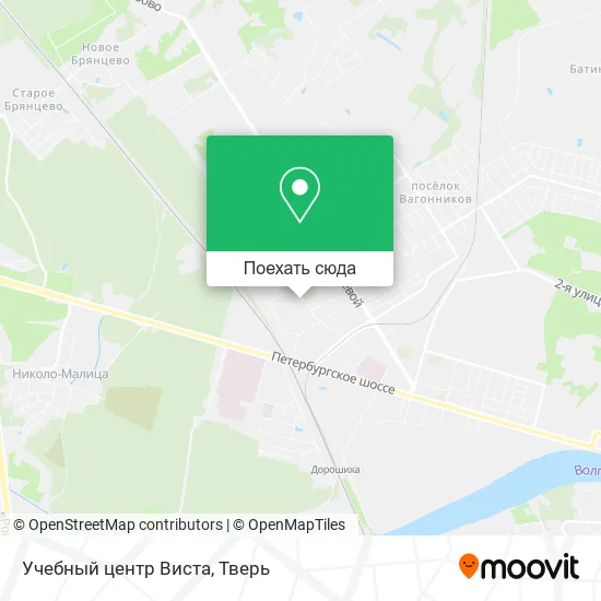 Карта Учебный центр Виста