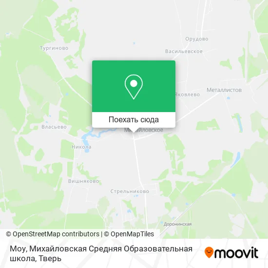 Карта Моу, Михайловская Средняя Образовательная школа