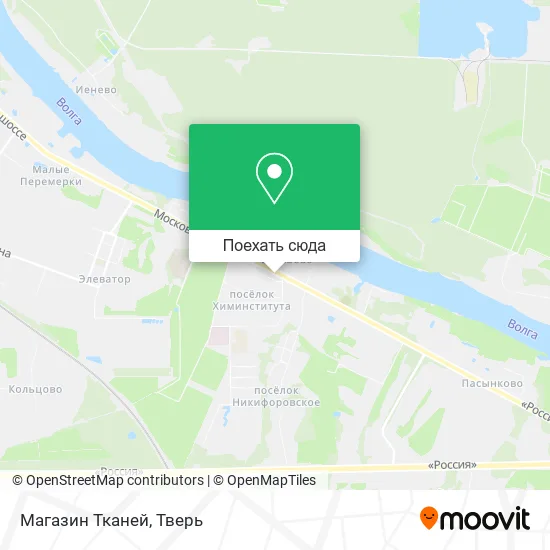 Карта Магазин Тканей