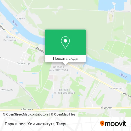 Карта Парк в пос. Химинститута