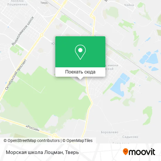 Карта Морская школа Лоцман