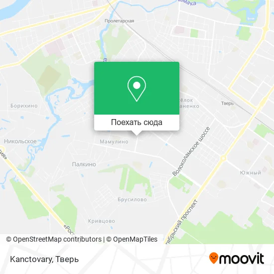 Карта Kanctovary