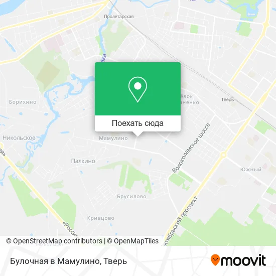 Карта Булочная в Мамулино
