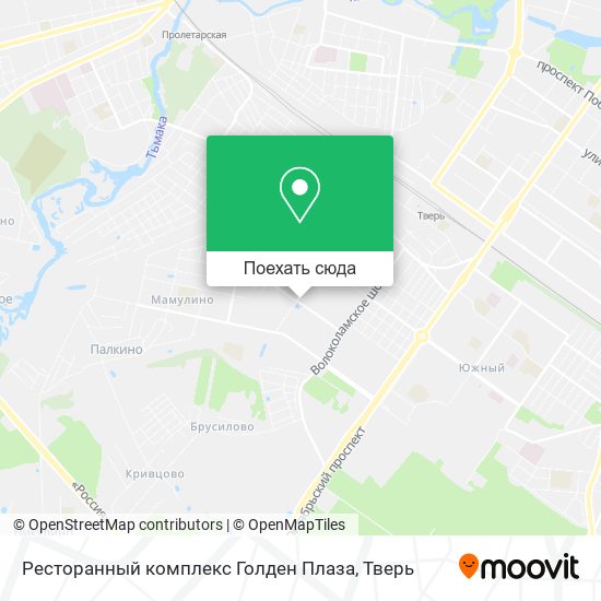 Карта Ресторанный комплекс Голден Плаза