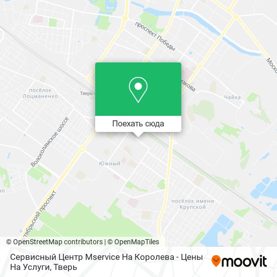 Карта Сервисный Центр Mservice На Королева - Цены На Услуги