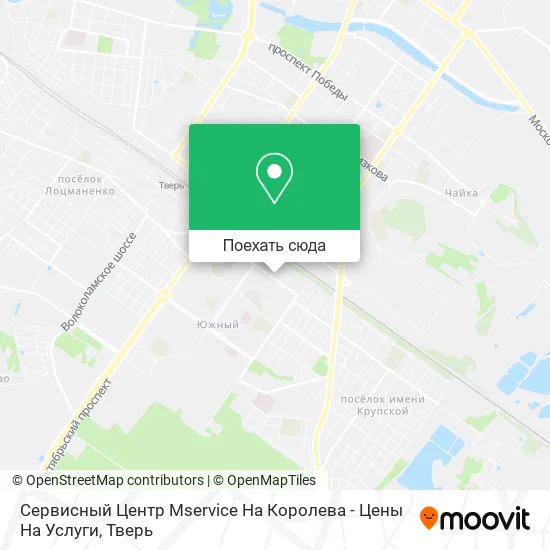 Карта Сервисный Центр Mservice На Королева - Цены На Услуги