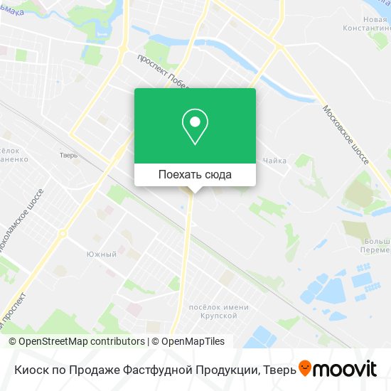 Карта Киоск по Продаже Фастфудной Продукции