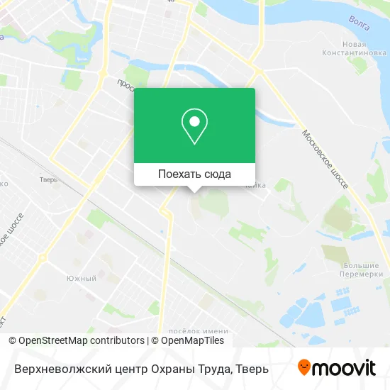 Карта Верхневолжский центр Охраны Труда