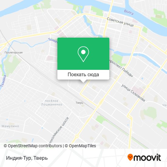 Карта Индия-Тур