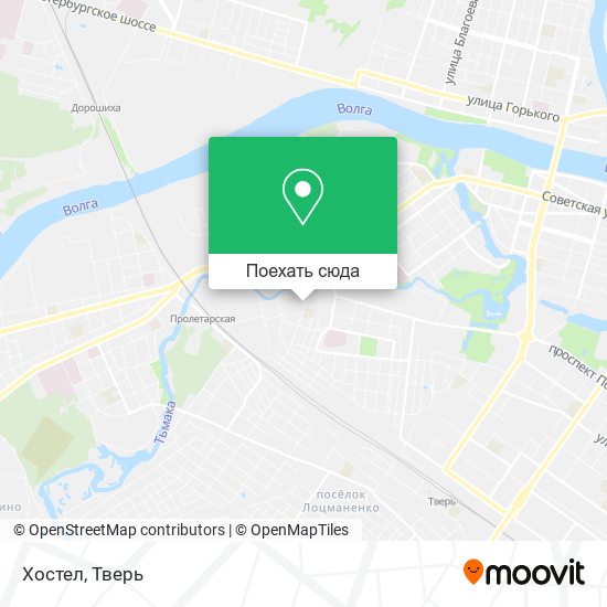 Карта Хостел