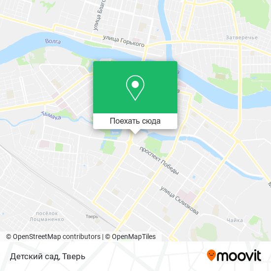 Карта Детский сад