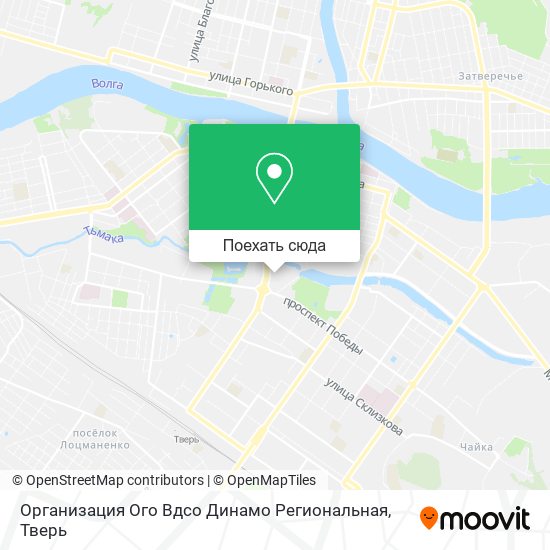 Карта Организация Ого Вдсо Динамо Региональная