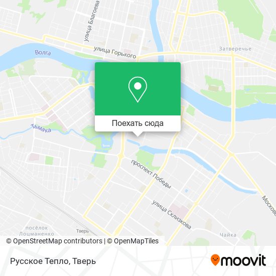 Карта Русское Тепло