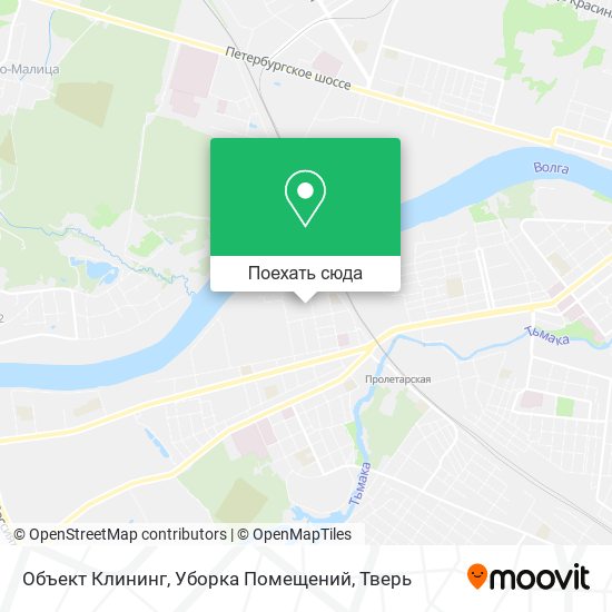 Карта Объект Клининг, Уборка Помещений