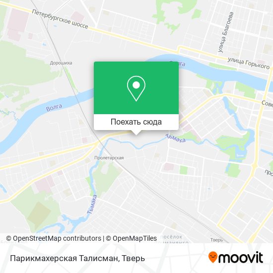 Карта Парикмахерская Талисман