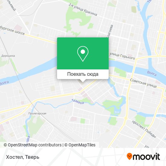 Карта Хостел