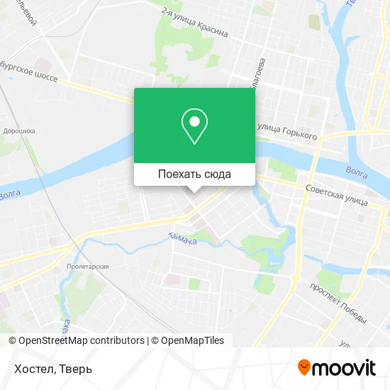 Карта Хостел
