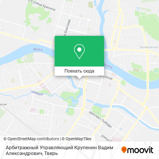 Карта Арбитражный Управляющий Крупенин Вадим Александрович