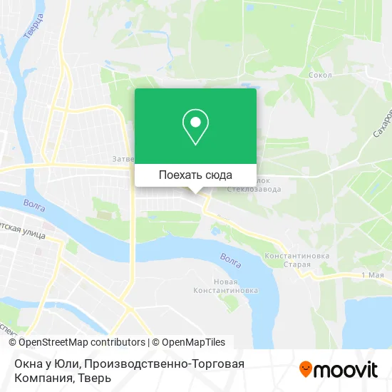 Карта Окна у Юли, Производственно-Торговая Компания